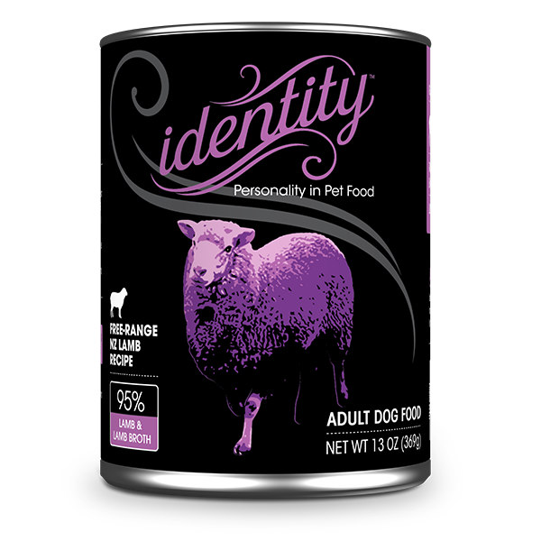 Identity 95% Free-Range New Zealand Lamb & Lamb Broth Pate Dog Food, 13 oz can (12 per case)