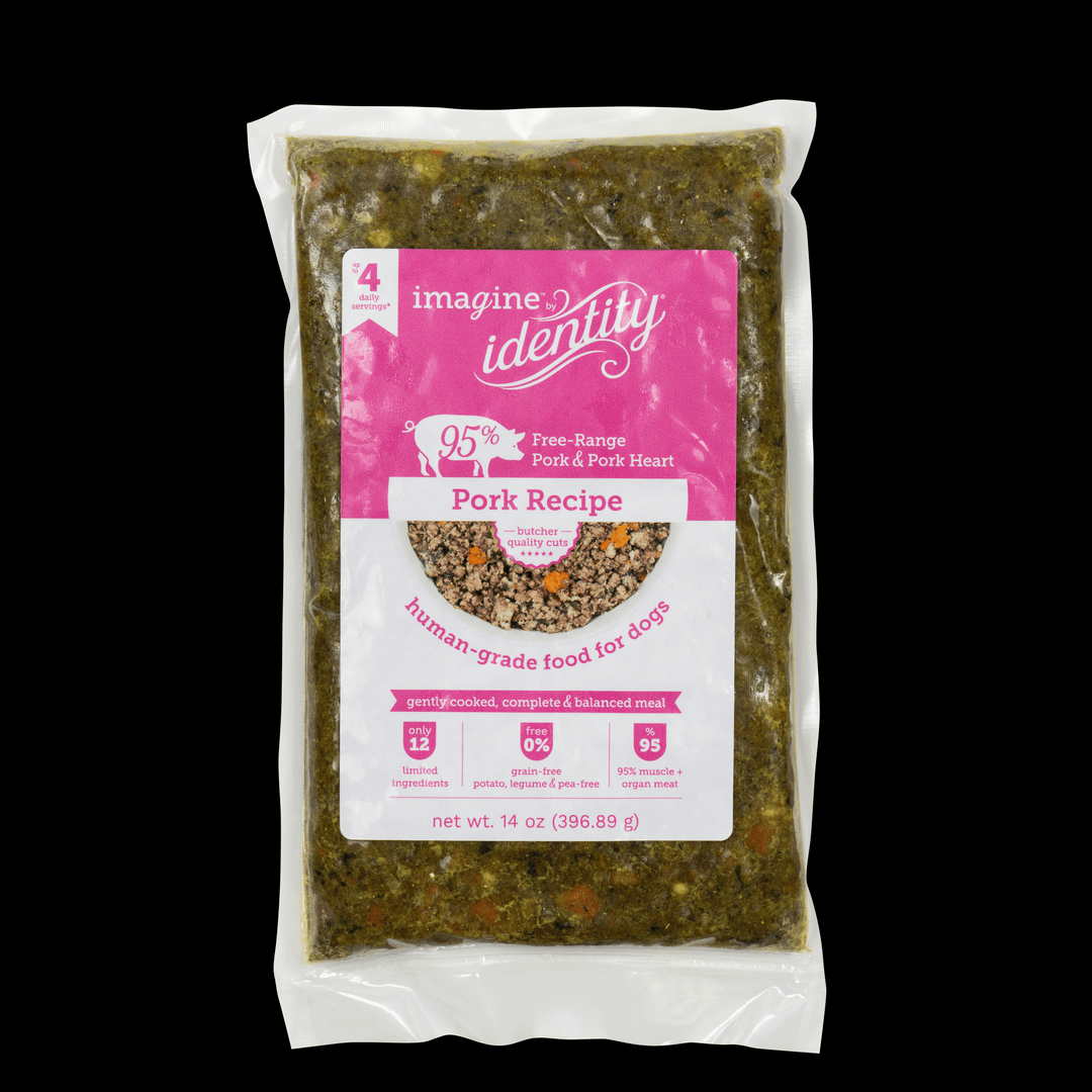Gently Cooked 95% Pork Dog Food | Human Grade Dog Food | Identity