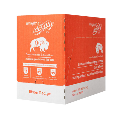 imagine 95% Bison Gently Cooked Cat Food Recipe