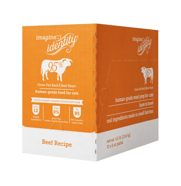 Gently Cooked 95 Beef Cat Food Human Grade Cat Food Identity Pet