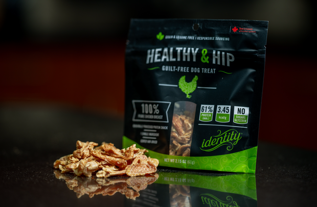Healthy & Hip | 100% Pure, Guilt-Free Air-Dried Chicken Breast Dog or Cat Treats