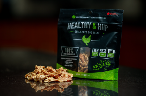 Healthy & Hip | 100% Pure, Guilt-Free Air-Dried Chicken Breast Dog Treats