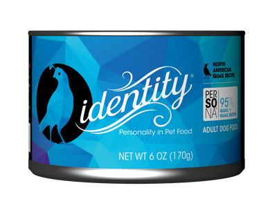 Identity 95% North American Quail & Quail Broth Pate Cat Food, 6 oz can (24 per case)
