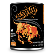 Identity 95% Grass-Fed Angus Beef & Beef Broth Pate Dog Food, 13 oz can (12 per case)