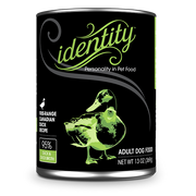 Identity 95% Free-Range Canadian Duck & Duck Broth Pate Dog Food, 13 oz can (12 per case)